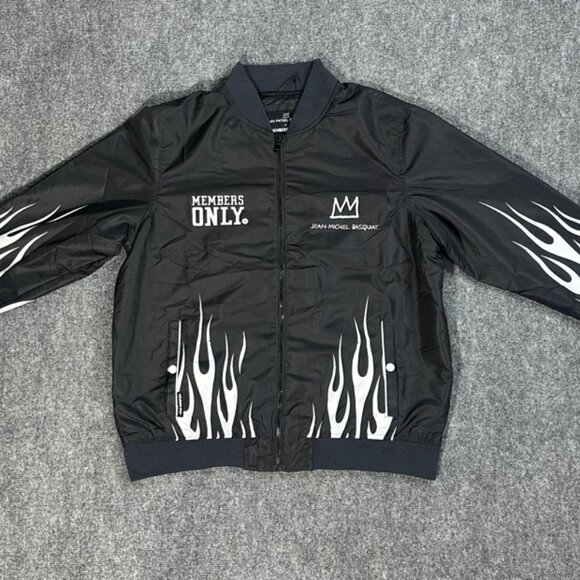 Jean-Michel Basquiat x Members Only Jacket Size: Large NWT Mona Lisa Edition - Picture 1 of 13